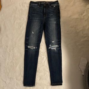 American eagle high rise skinny jean sz 0 *short inseam